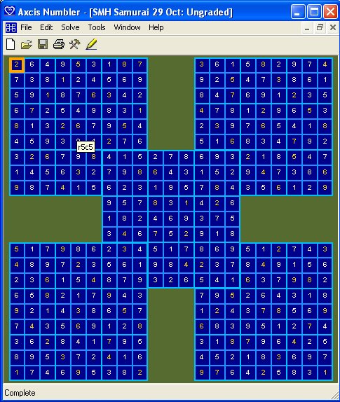 Samurai Sudoku